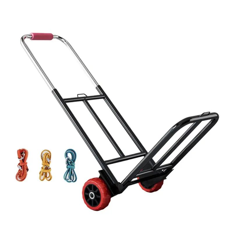 Xe Tải Tay Gấp Tối Đa 70Kg, Xe Đẩy Hành Lý, Xe Đẩy Văn Phòng Đựng Đồ Ngoài Trời 1