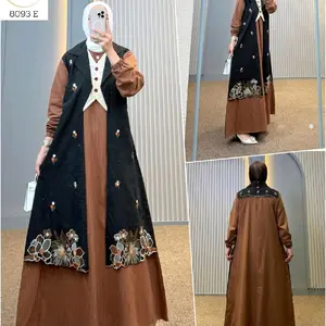 GAMIS KATUN KOMBINASI SYAINA BY SEMUT TERBARU (AURORA DRESS SYAINA)