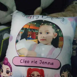 Kado Ultah Bantal Foto Printing Custom Proses Cepat