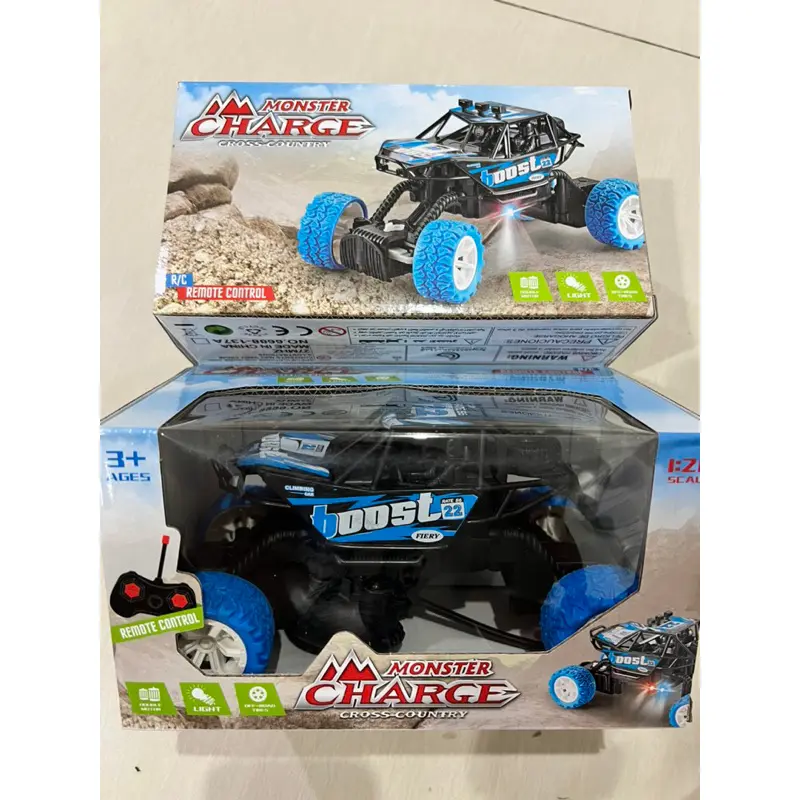 Mainan Mobil remote control 1:20 scale monster cross country offroad boost / RC SHARK / RC BANTENG 6