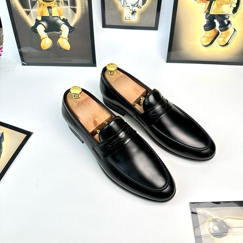 Giày lười loafer nam công sở da bò thật bh 12 tháng Shoes Nam giày lười nam- thời trang nam-giày nam