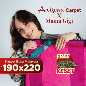 [Arizona Carpet] 190x220cm Cosmo Love Karpet Busa Malaysia Motif Minimalis untuk Ruang Keluarga