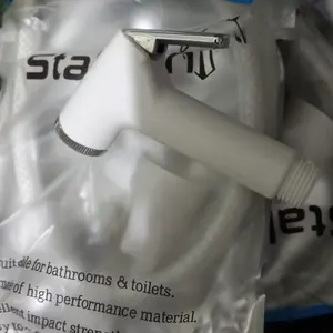 pplus Jet Shower Toilet / Jet Washer Bidet Cebok Kloset Closet WC//Shower Set Kepala Selang Holder Jet Spray Toilet Bidet Kloset