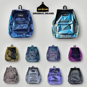Awaking Tas Bunglon Berubah Warna Gradasi Efek Ransel Backpack Pria Wanita Laptop