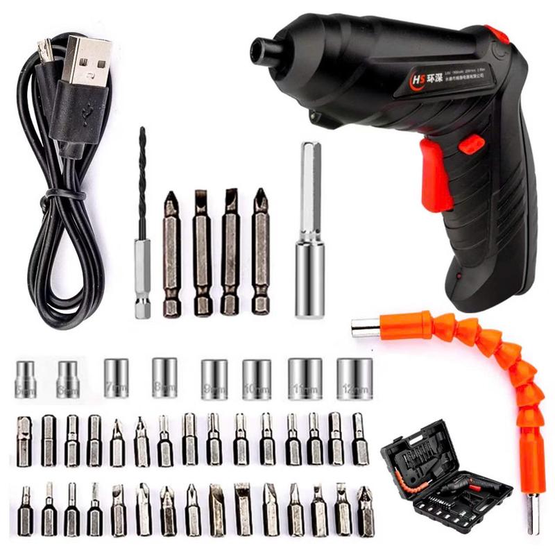 Máy khoan mini cầm tay,bộ bắn vít 47chi tiết,động cơ công suất cao có đèn LED…
