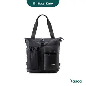 Tote Bag 3in1 Tas Selempang Ransel Tas Jinjing Totebag - Tasca Karo