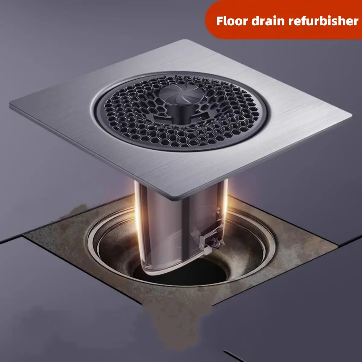 Universal toilet floor drain retreader Deodorizer Bathroom sewer deodorizer Stainless steel closed cover Shower Heater kran  semprotan penapis lubang tandas drain  core kepala  paip  mesin  basuh Home