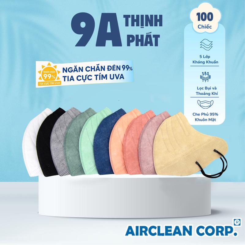 Combo 100 Chiếc Khẩu Trang 9A Thịnh Phát,Khẩu Trang Chống Tia UV, 4 Lớp Kháng Khuẩn