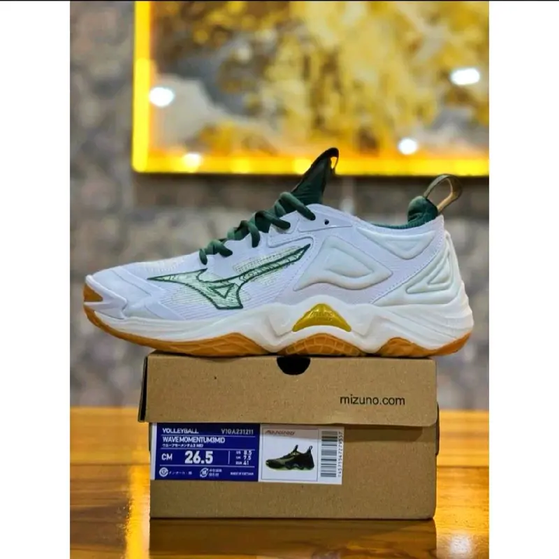 Sepatu volly mizuno wave momentum 3 low Voli 3