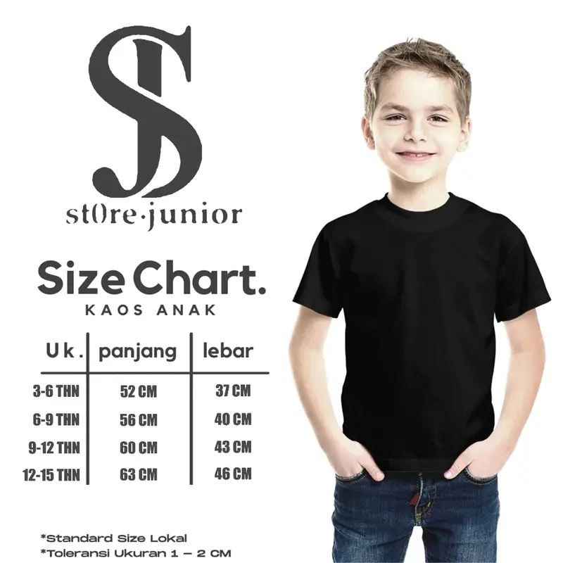 BAJU ANAK LAKI LAKI SIZE M,L,XL,XXL ATASAN ANAK PAKAIAN ANAK DISTRO KAOS ANAK PREMIUM BAJU ANAK ANAK TERLARIS ATASAN ANAK USIA 3-15 TAHUN MAL*S K*LUAR BANYAK JAG*AN STORE JUNIOR 8
