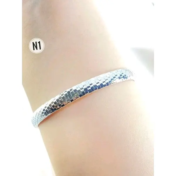 Gelang keroncong silver dan gold terlaris dan awet