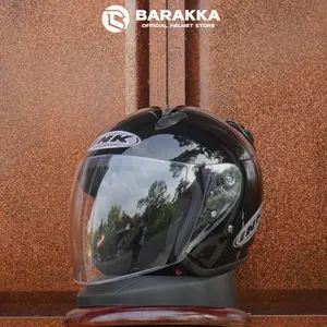 Helm INK Centro | Helm Dewasa Free Sticker Single Visor Standar SNI Motorcycle Kaca