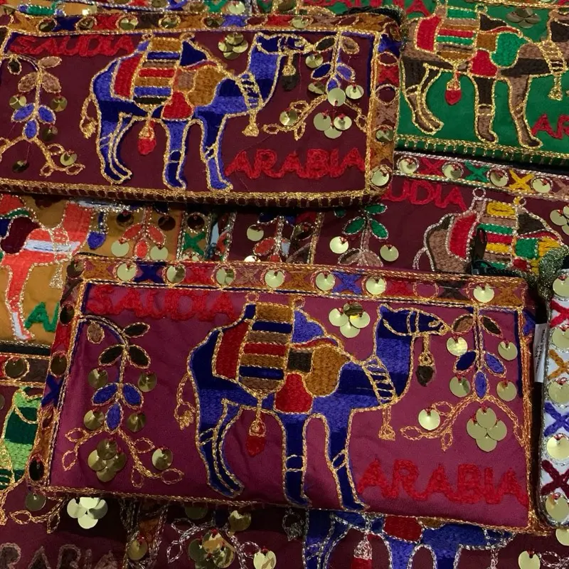 ￼dompet untah arab saudi oleh okeh haji ukuran 22x11cm 1 pc / 1 biji Wanita Kartu Perempuan 7