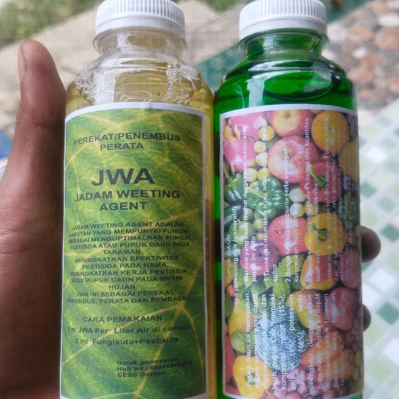 Pupuk Semprot Generatif 250ml & Perekat JWA 250ml untuk Tanaman Pangan dan Hortikultura - Bunga Daun 1