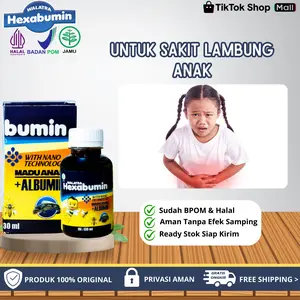 Hexabumin - Untuk Sakit Lambung Anak,  Iritasi Pada Lambung,Gerd Maag, Sakit Ulu Hati ,  Mual Muntah Pada Anak madu anak