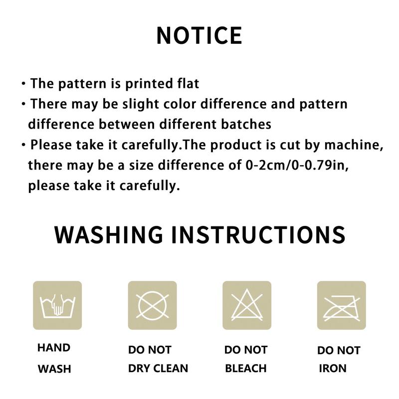 Floral Pattern Bathroom Curtain Set, 1 Set Waterproof Shower Curtain with Hooks/Oxford Floor Mat/U-shaped Mat/Toilet Lid Cover, Bathroom Decor Supplies 8