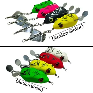 SOFT FROG ZAL LURE UKURAN 4,5CM ACTION BERISIK