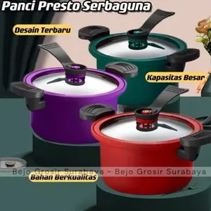 Panci Presto Viral - Panci Presto 3.5 liter diameter 22 cm - Panci Presto Serbaguna - Warna Random