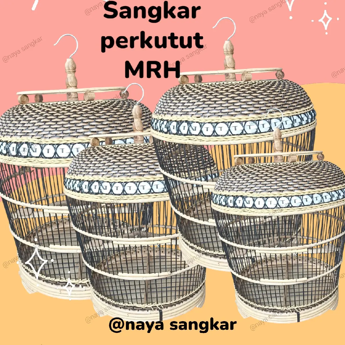 Sangkar Perkutut Murah MRH Warna Klasik - Hemat Uang