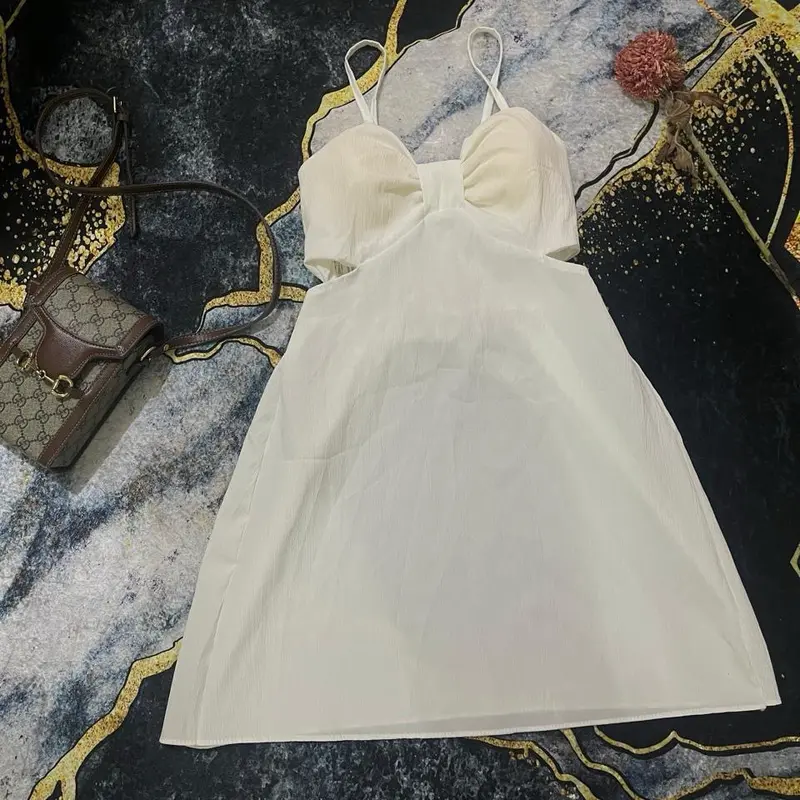 Dress gemoy Bunga pendek wanita 3