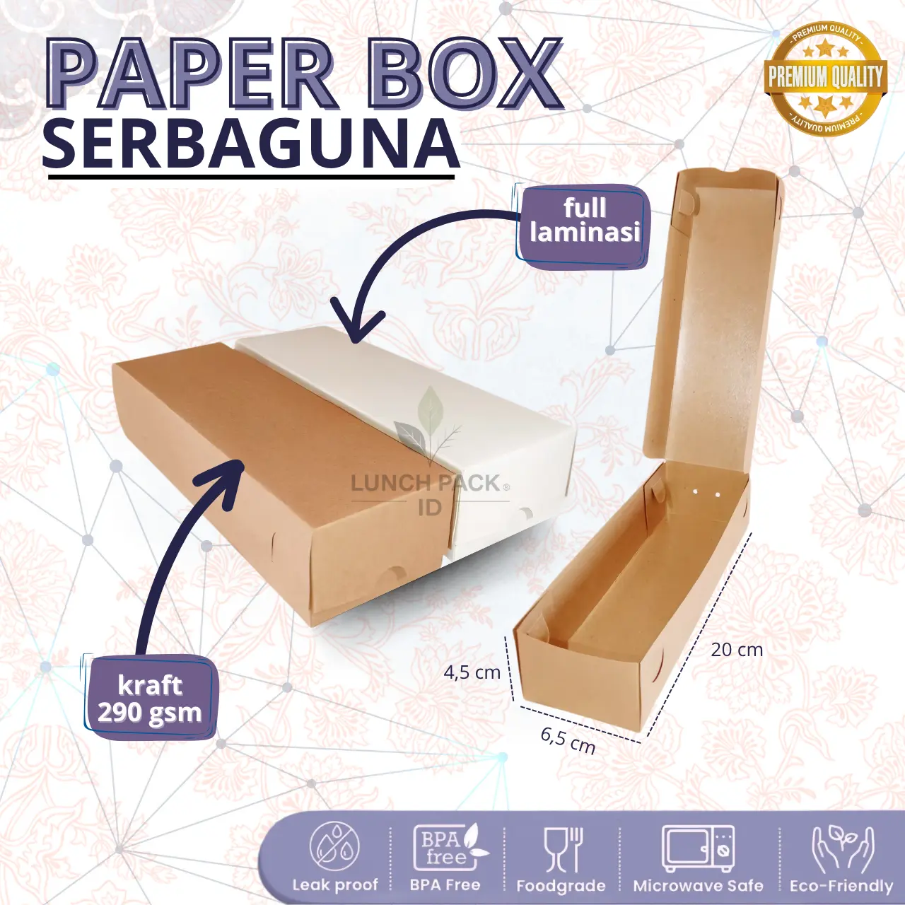 [25pcs] box uk L6,5 x P20 x T4,5