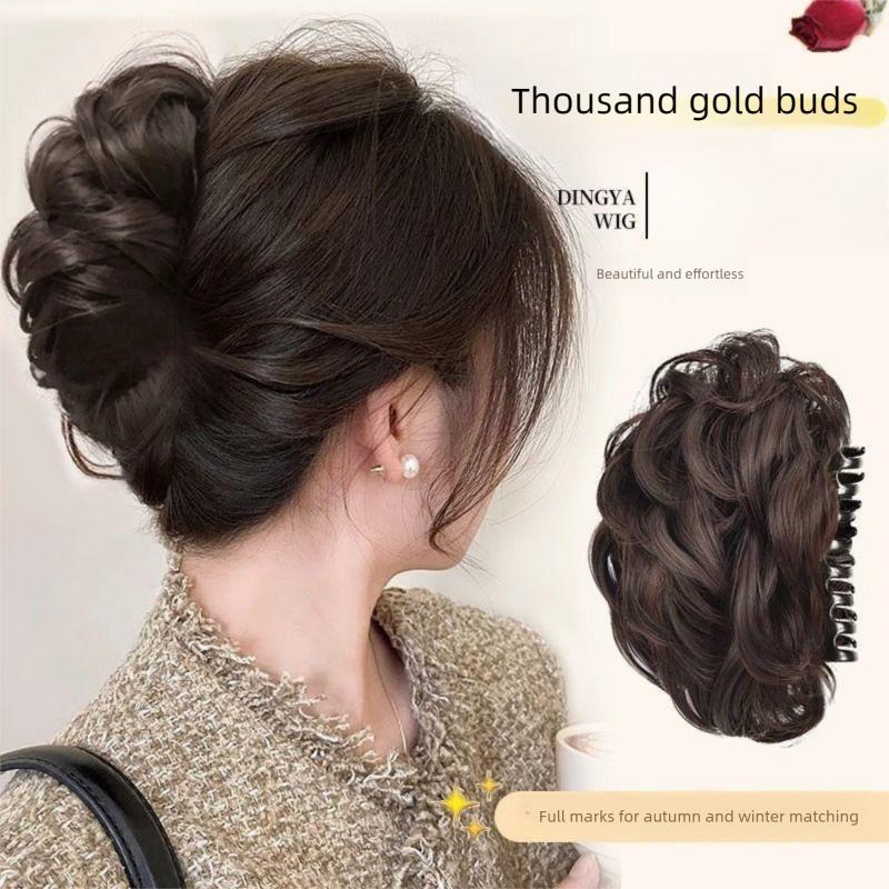 Búi Tóc Phụ Kiện Tóc, Dành Cho Nữ, Kẹp Tóc Càng Cua Búi Tóc Bồng Bềnh Scrunchies Xoăn Sau Đầu, Dụng Cụ Tạo Kiểu Tóc, Búi Tóc Giả, Búi Tóc, Tóc Mềm Mại