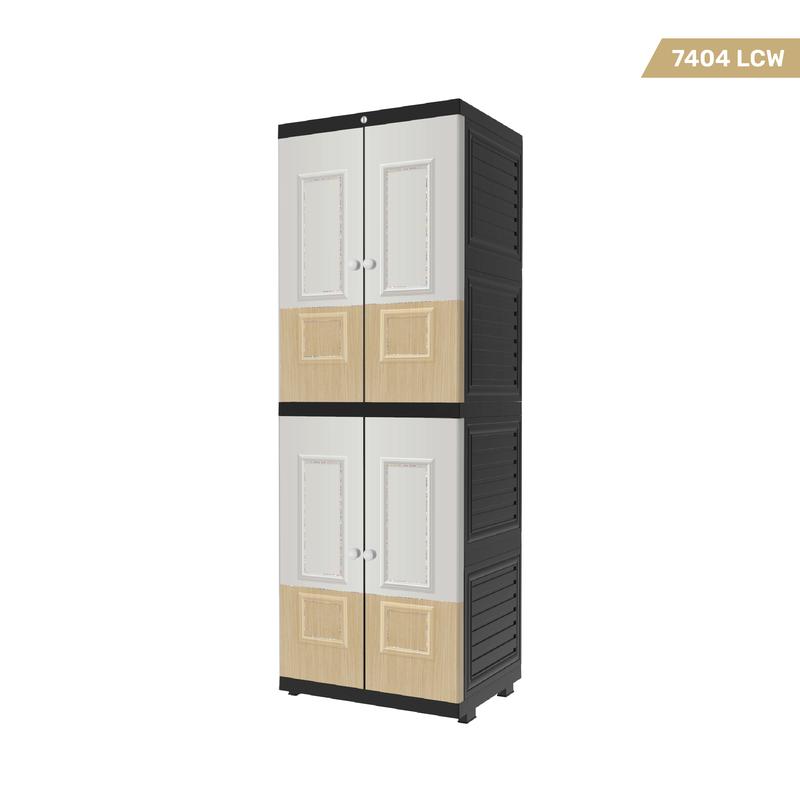 NAIBA - LEMARI NANDOS FIT LEMARI SUSUN LONG DOOR CABINET [NAIBOX] 8