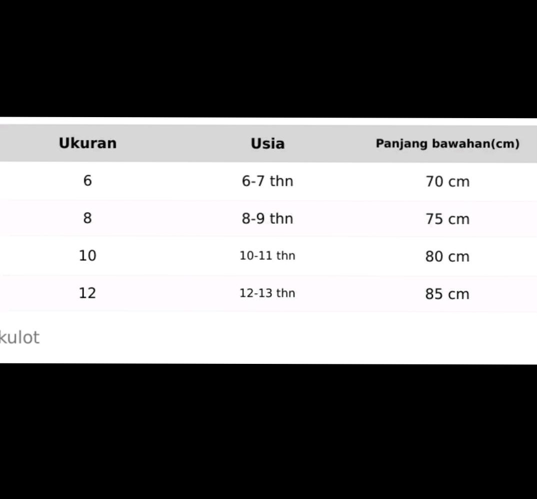 BIG STAR Kulot Skena Jeans Anak Korean Style Usia 6-13 Tahun Bahan Shof Jeans Motif Bordir Pinggang Karet Nyaman Dikenakan