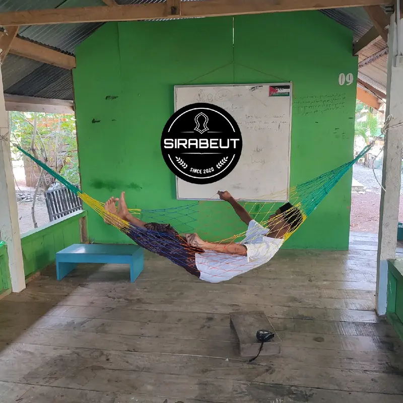 Hammock Jaring Jumbo Anti Keringat Anti Panas untuk Santai dan Mancing - Outdoor, Camping 8