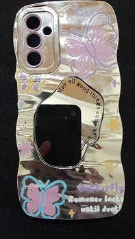 Product Review of Caseunicorn Case Untuk Samsung A14 A05 A13 A05s A02s A32 A03s A04s A12 A03 A11 A20 A53 A20s A13 A34 A21s A22 A30s A23 A31 A30 A52 A54 A50 A33 M12 M32 Kartun Tepi Gelombang Fashion Bunga Mewah Cermin Rias Kupu-kupu Tidak Beraturan Lipatan Riak Air 3D Case from a**a 0