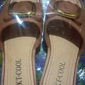 Size 37-40 7001-7 Sandal Wanita Wedges Sol Tebal Versatile Sandal Slip On Karet Lentur