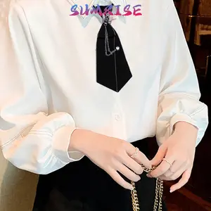 Dasi Y2k Neck Tie Gothic Punk - Dasi Hitam Black Tie Necktie Y2k Dasi Aesthetic Dasi Gothic Dasi Korean Panjang Seragam