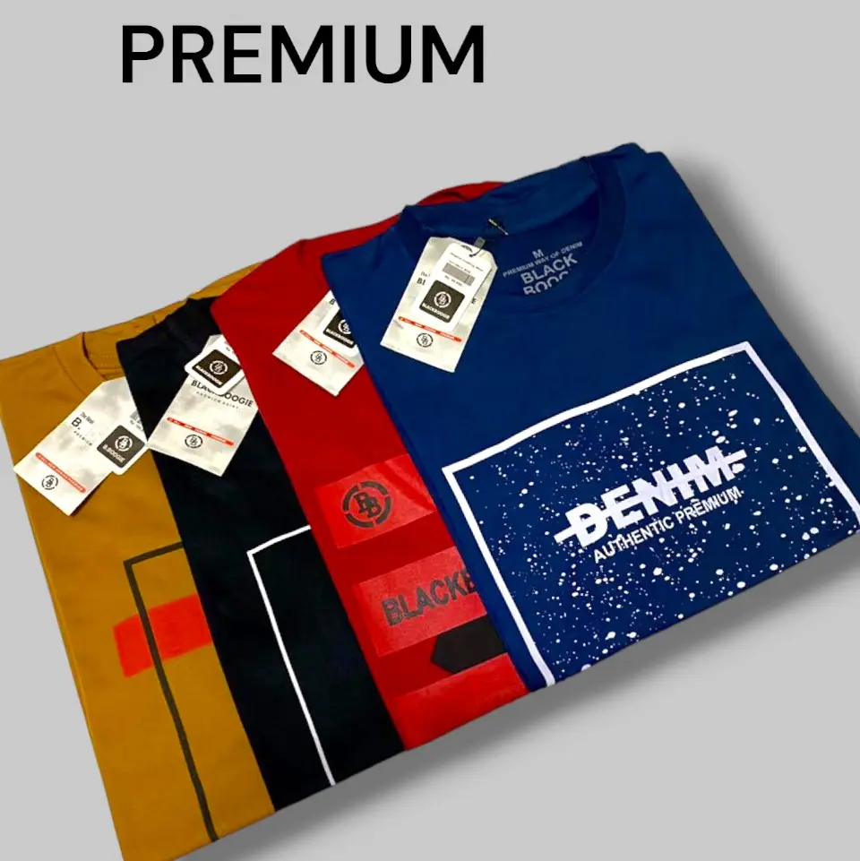 Promo Paketan Kaos 100 dapat 4 Mix Brand  Original Distro Pria Wanita Terbaru Terlaris Termurah Katun Semi Baju Oblong Dewasa Pendek