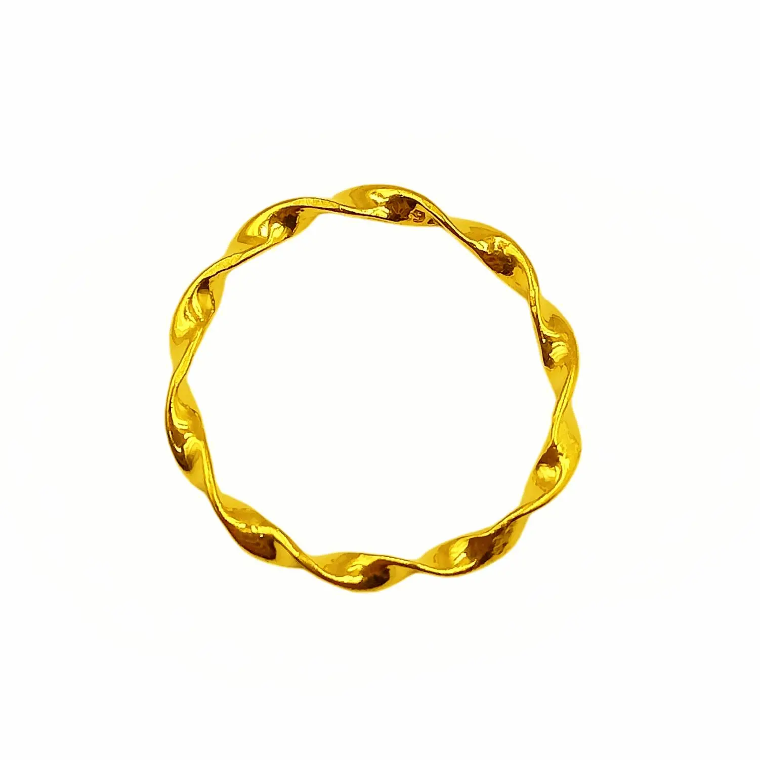 Marina Goldsmith 916 22k Gold Mobius Ring
