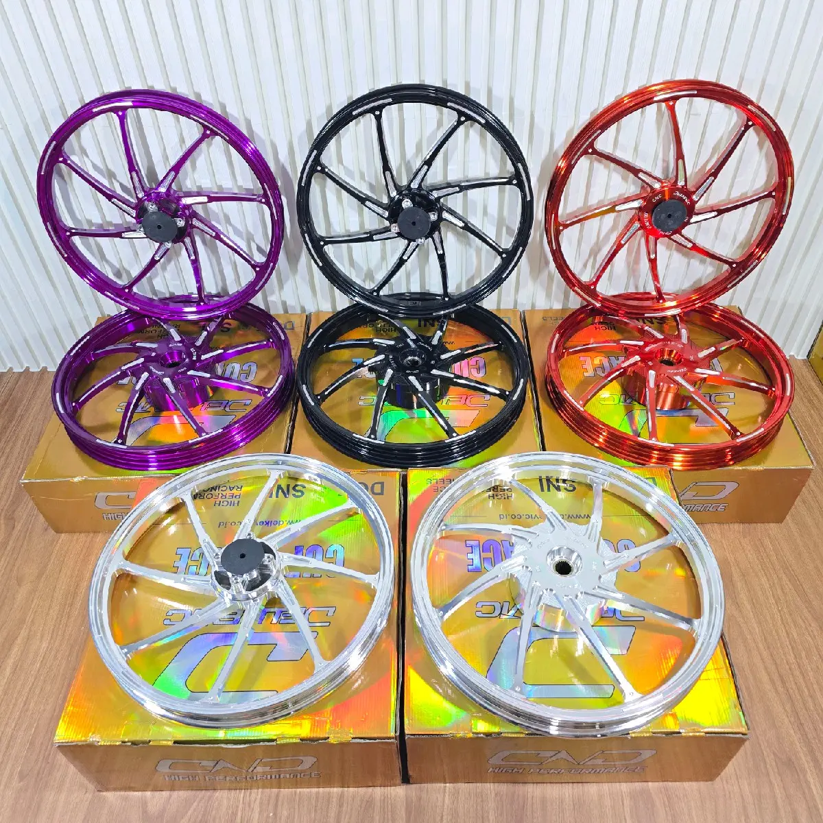 VELG RACING DND DELKEVIC M8/ D SERIES RING 17 MOTOR VARIO 125/150 MIO MIO SPORTY MIO SOUL ORIGINAL  PLUG N PLAY PELEG VELAK VLK VELAG VARIO 125 VARIO MODIFIKASI Motorcycle