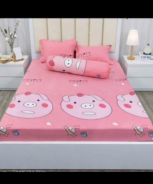 Product Introduction of BỘ 4 MÓN GA CHUN, VỎ GỐI - CHẤT LIỆU COTTON POLY - MẪU CHÚ HEO / LỢN XINH. 22