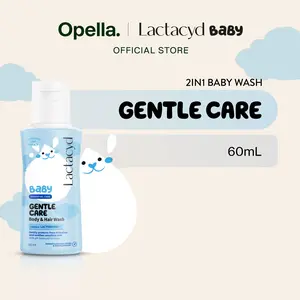 Lactacyd Baby Gentle Care 2in1 Body Wash and Hair Shampoo 60mL – Sabun & Sampo Bayi Melindungi dari Iritasi