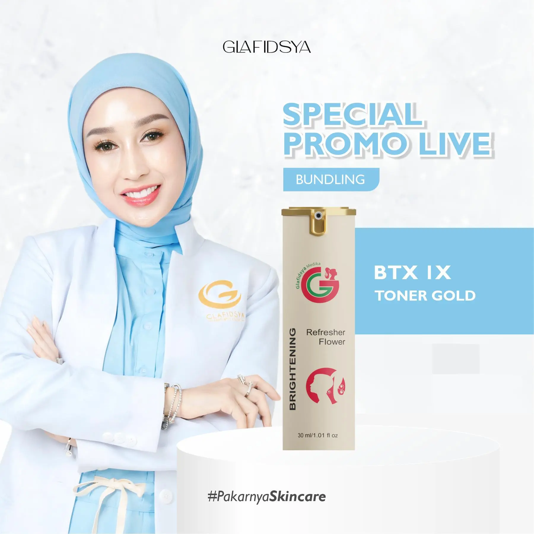 GLAFIDSYA - Toner Gold + Btx