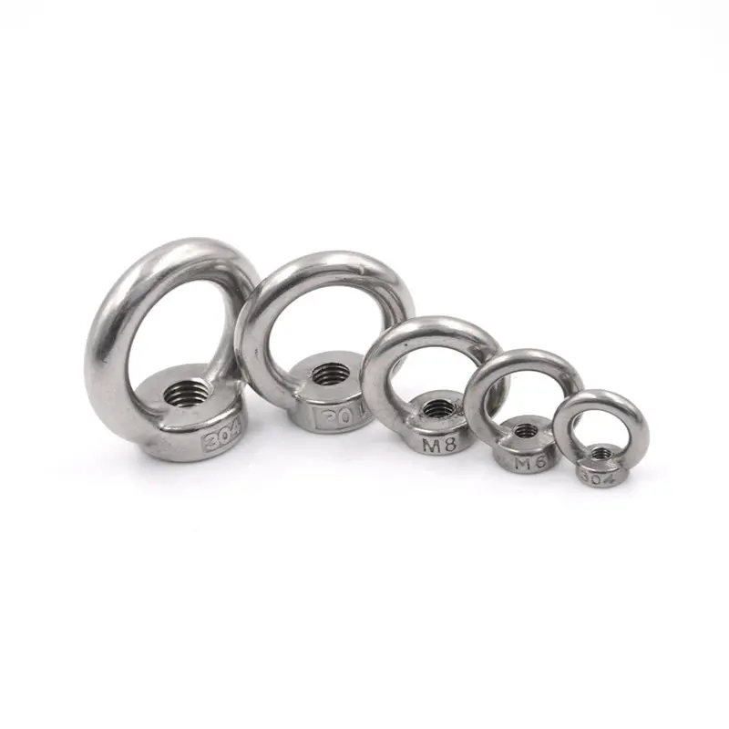 Đai Ốc Mắt Nâng Bằng Thép Không Gỉ 304, Hình Vòng, M5 / M6 / M8 / M10 / M12