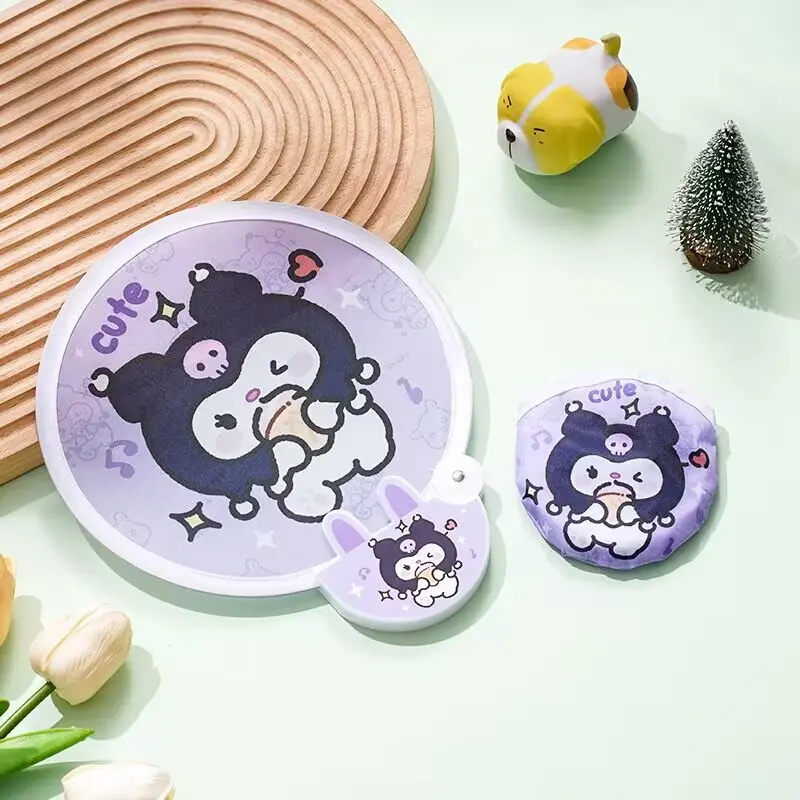 Quạt tròn Nhỏ Phong cách Nhật Bản, Cỡ Nhỏ, Cầm Tay, Gấp Gọn, Ngầu, Có Thể Dùng Làm Quạt Cầm Tay Mini Hoạt Hình, Nhỏ, Tươi, Dễ Thương, Thích Hợp Đi Du Lịch Ngoài Trời 5