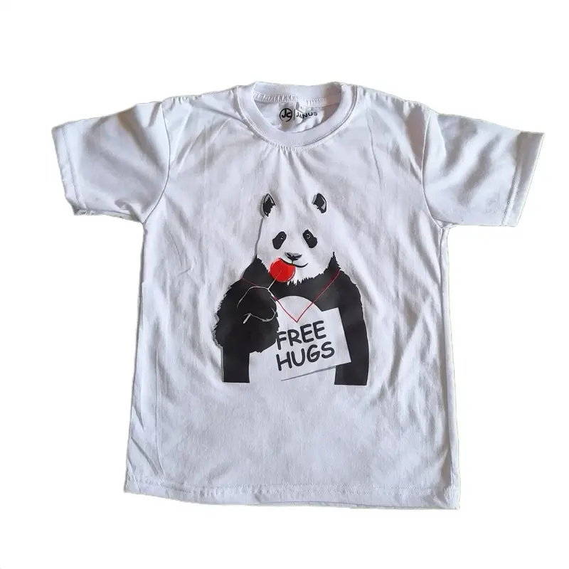Kaos anak perempuan laki-laki murah kaos anak panda kaos oblong anak murah Fashion