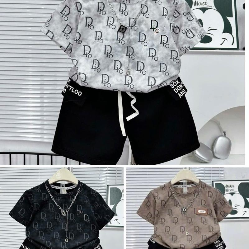 (XẢ KHO) Combo 3 bộ bé trai ( áo in chữ , quần có nắp túi) phong cách cực ngầu, size 10-45kg, chất cottton co giãn thấm hút mồ hôi tốt