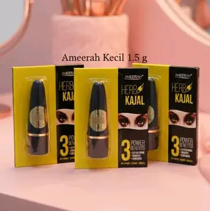 [Termurah] Paket 3 Celak Mata Kajal Ameerah 1,5 Gram & 2,5 Gram Tahan Lama Untuk Pria & Wanita Muslimah Sunnah Cantik Natural