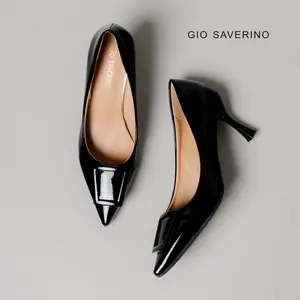 Gio Saverino Sepatu Wanita Hak 8cm High Heels Wanita Pump Shoes Heel 8cm Korea Gwen