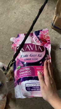 Product Review of [TẶNG BÌNH GIỮ NHIỆT - MỪNG ĐẠI LỄ CHIẾN THẮNG] Combo 3 Túi Nước Giặt Xả 2in1 Enzym Sinh Học XAVIA Toả Hương 120H+ 2L Tặng 1 Bình Giữ Nhiệt, Sạch Sâu An Toàn, Lưu Hương Dài Lâu, Bảo Vệ Môi Trường from K** A** 3