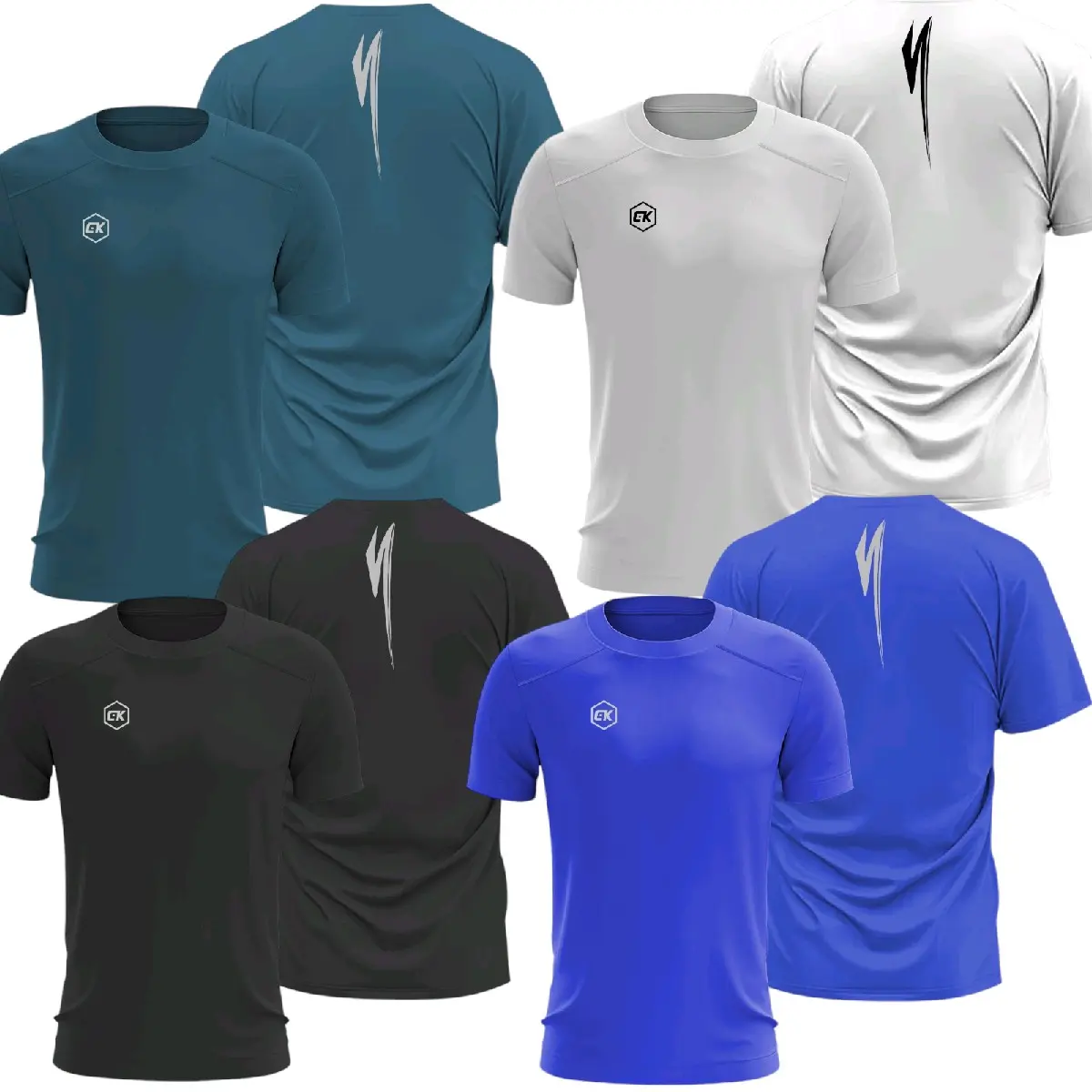 KAOS TRAINING SEPAK BOLA OLAHRAGA FUTSAL/ FITNESS GYM/ BADMINTON BULU TANGKIS PRIA/ JERSEY OLAHRAGA /pria wanita  007 Sport Baju