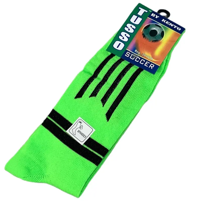 3 Pasang Kaos Kaki Bola Anak | Kaos kaki Futsal Tebal dan Halus Nyaman  Sports Socks kaos kaki kuning garis garis bola 4