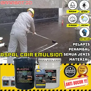 Pelapis Talang Anti Rembes Bocor Aspal Cair Penambal Waterproofing Untuk Semua Jenis Material