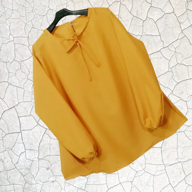 ATASAN JUMBO LAILA XXXL LD 130 CM WARNA HITAM Baju Wanita Formal Tangan Panjang Oversize Casual 2