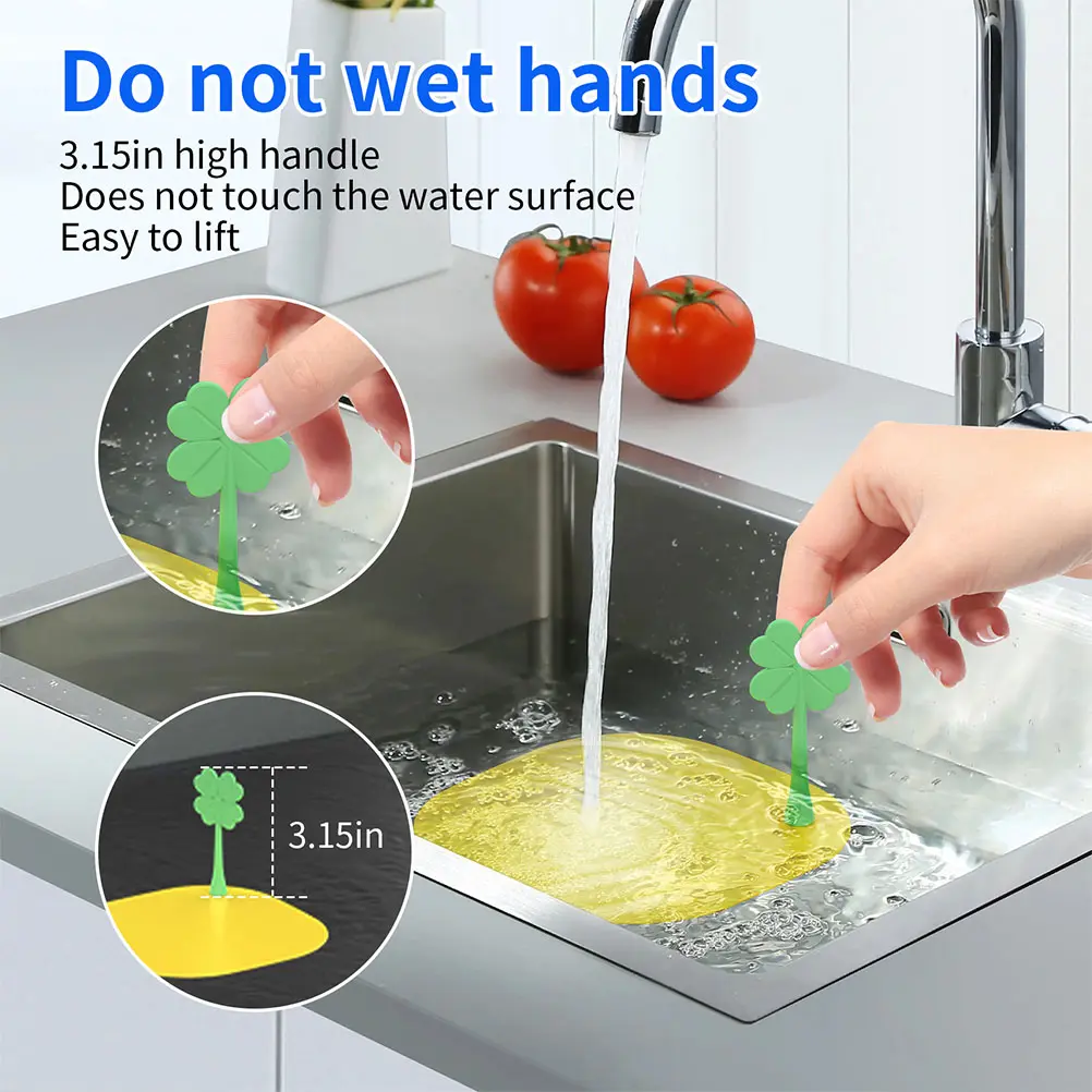 Shower Drain Cover Silicone Bathroom Floor Drain Cover Floor Drain Hair Catcher